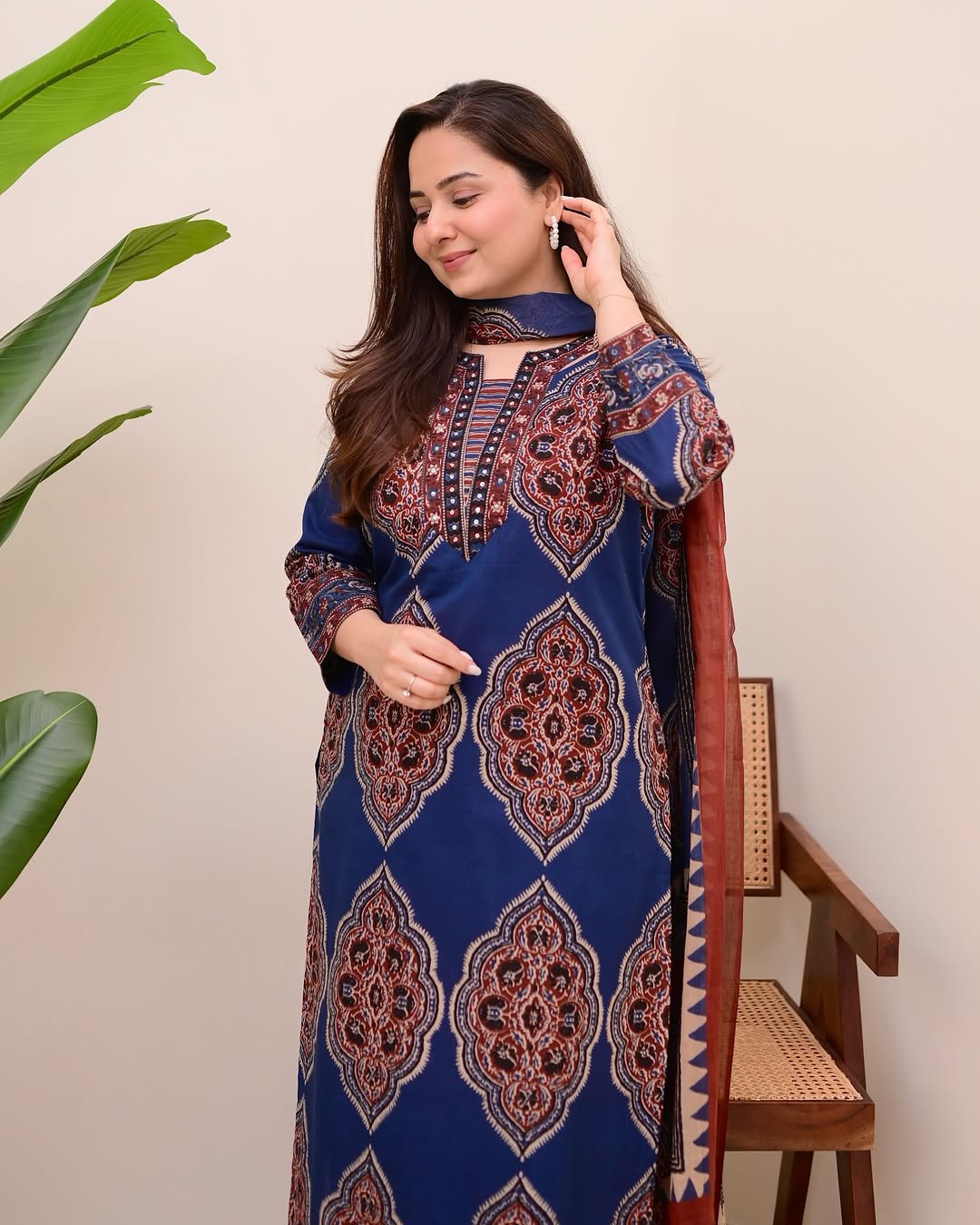Most Stunning Pure Soft Cotton Printed Suit Set