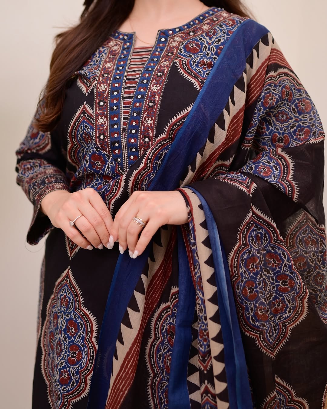 Most Stunning Pure Soft Cotton Printed Suit Set