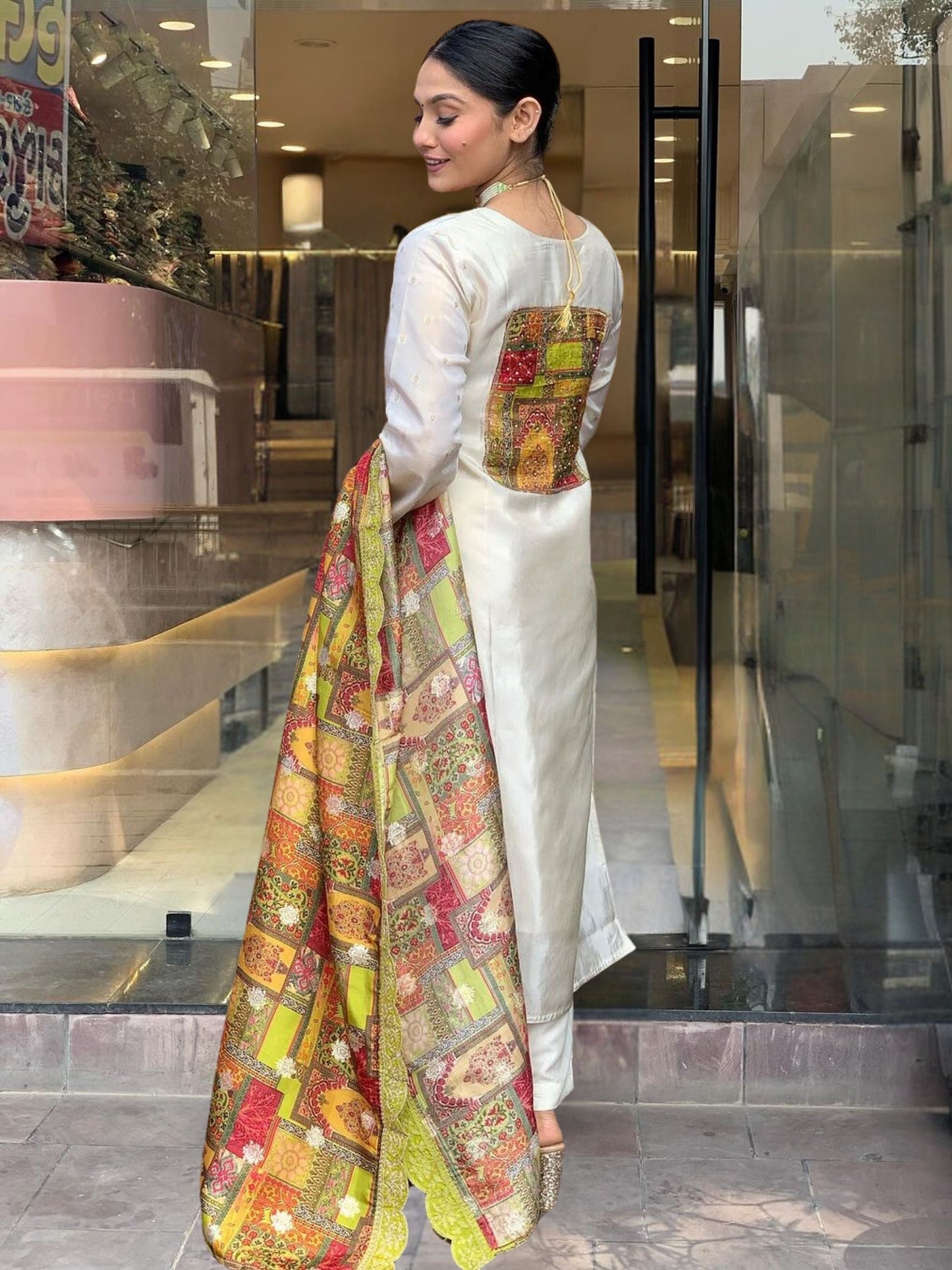 Most Beautiful Jequard Work Suit Set