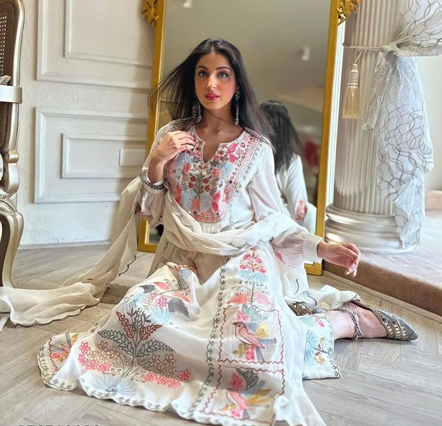 Most Beautiful Georgette Embroidary Suit Set