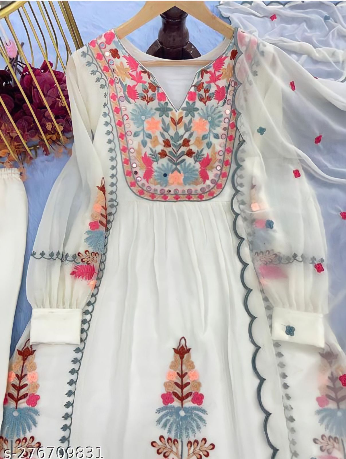Most Beautiful Georgette Embroidary Suit Set