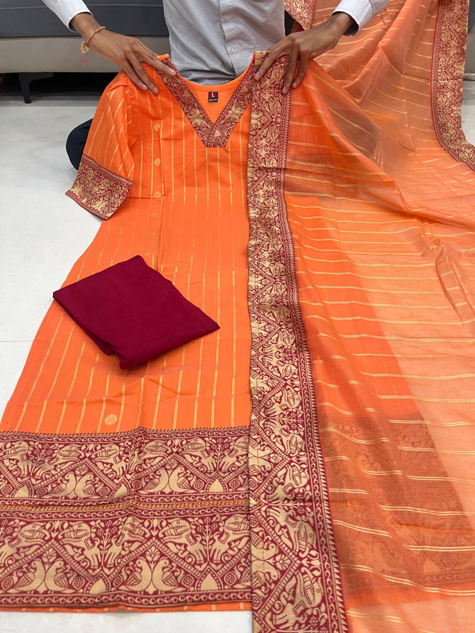 Very Beautiful South Cotton Suit Set