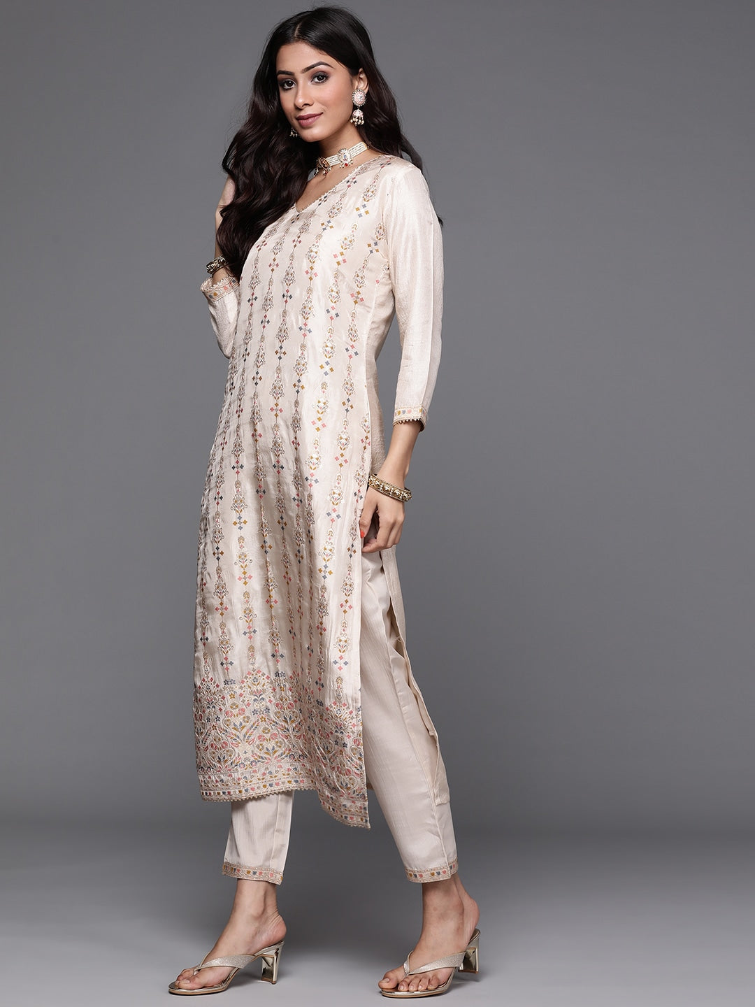 Most Beautiful Pure Viscose Silk Suit Set