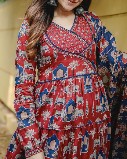 Premium Pure Cotton Block Print Suit Set