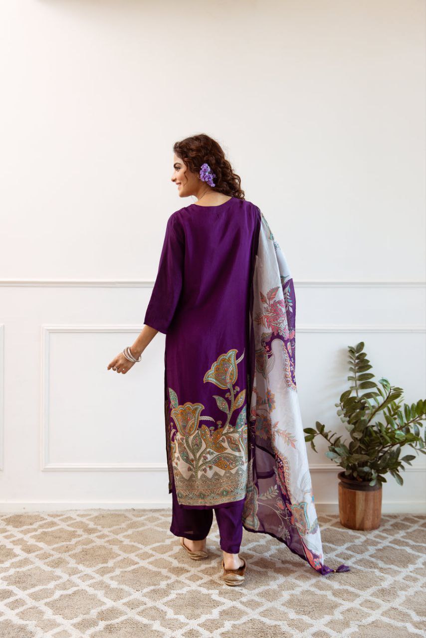 Most Attractive Soft Silk Printed Suit Set