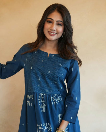 Most Delightful Soft Cotton Jaipuri Suit Set